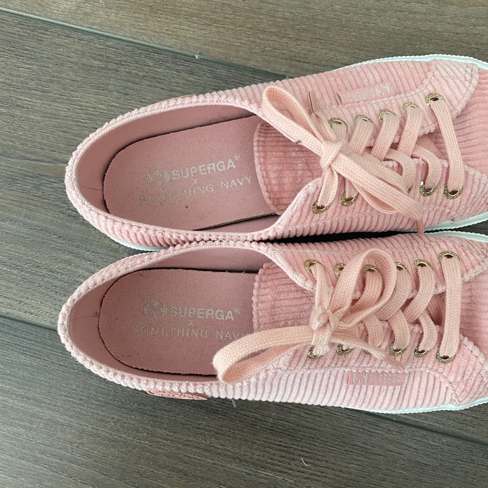 Superga x Something Navy Corduroy 2750 - Picture 4 of 7